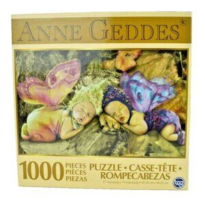 TCG Toys Anne Geddes "Fairies" 1000 Piece Jigsaw Puzzle (27x19) Complete